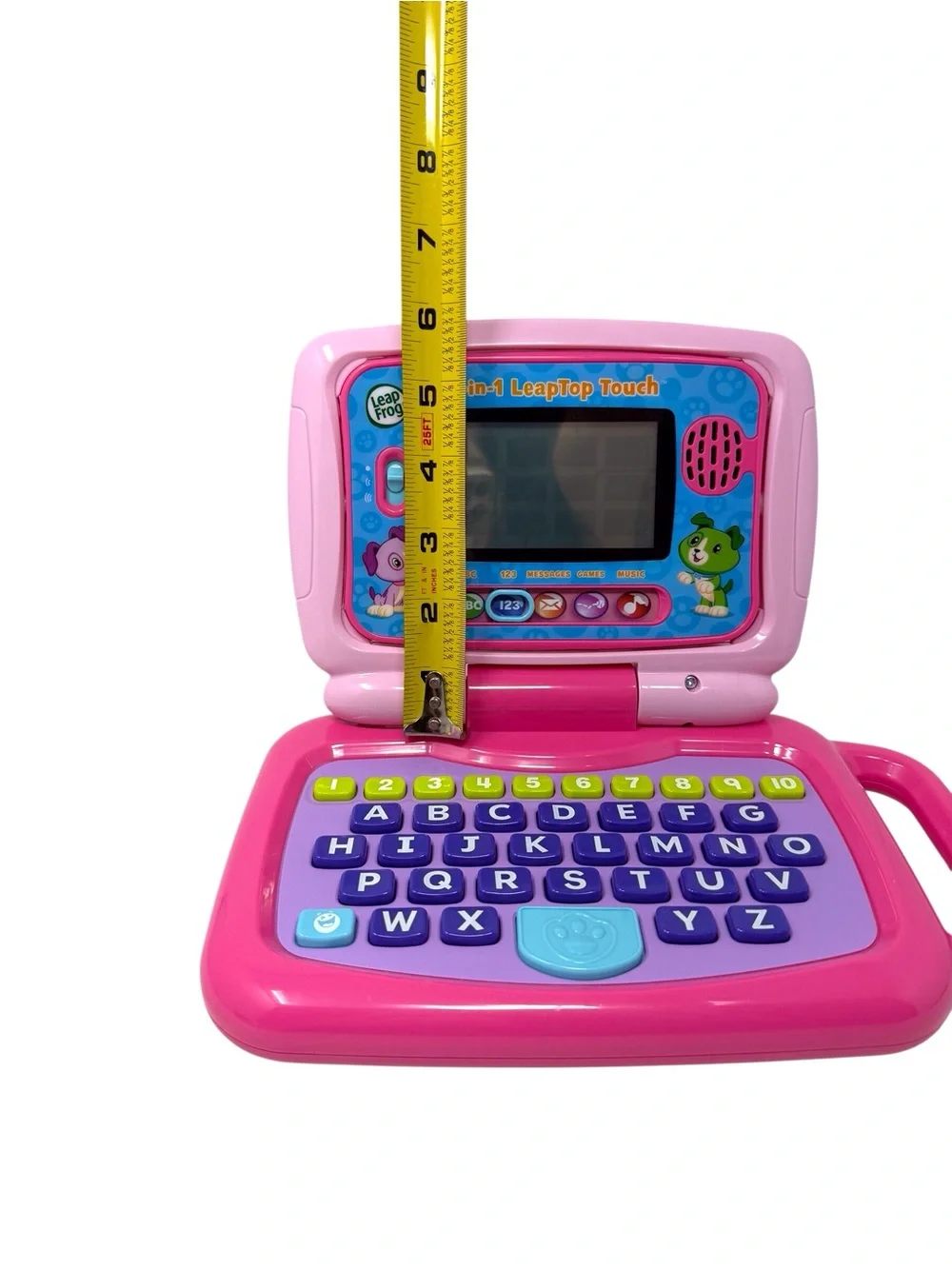Leap Frog 2 in 1 Leaptop Touch Learning Educational  Kids Toy Pink Laptop EUC